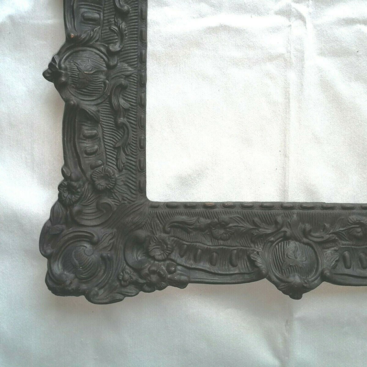 19th Century Louis XV Style Frame In Carved Wood-photo-2