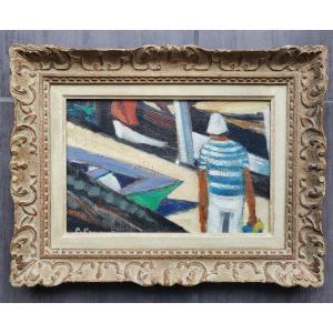 Le marin de St Tropez par Pierre Pruvost Antibes 