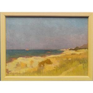 François Corbellini (1863-1943) Vue de Corse