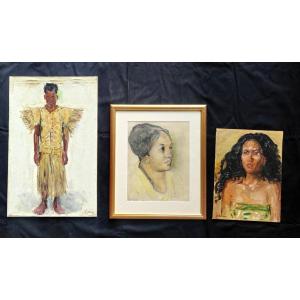 Adriaan Herman Gouwe: Tahitian Portraits 