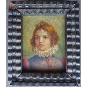 Renaissance Miniature Portrait Of A Woman