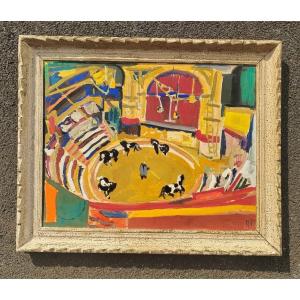 Grande vue Le cirque Amsterdam Pierre Pruvost 1951 fauve