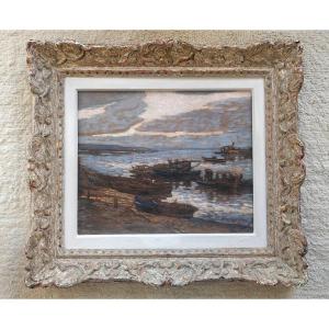 Arcachon, Pierre Gaston Rigaud, 1915, Mixed Media