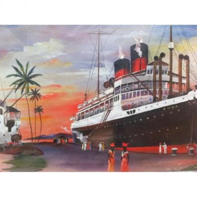 Ludovic Valentin Pourcillot (1892-1937) French Guiana Cayenne Steam Bagnard