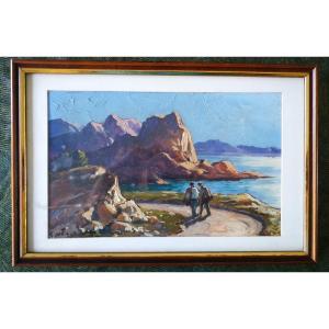 Gustave Vidal Calanques De Piana En Corse