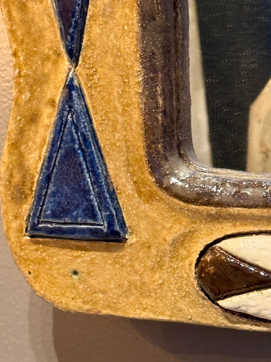 Important Mirror Signed Les Argonautes-photo-1