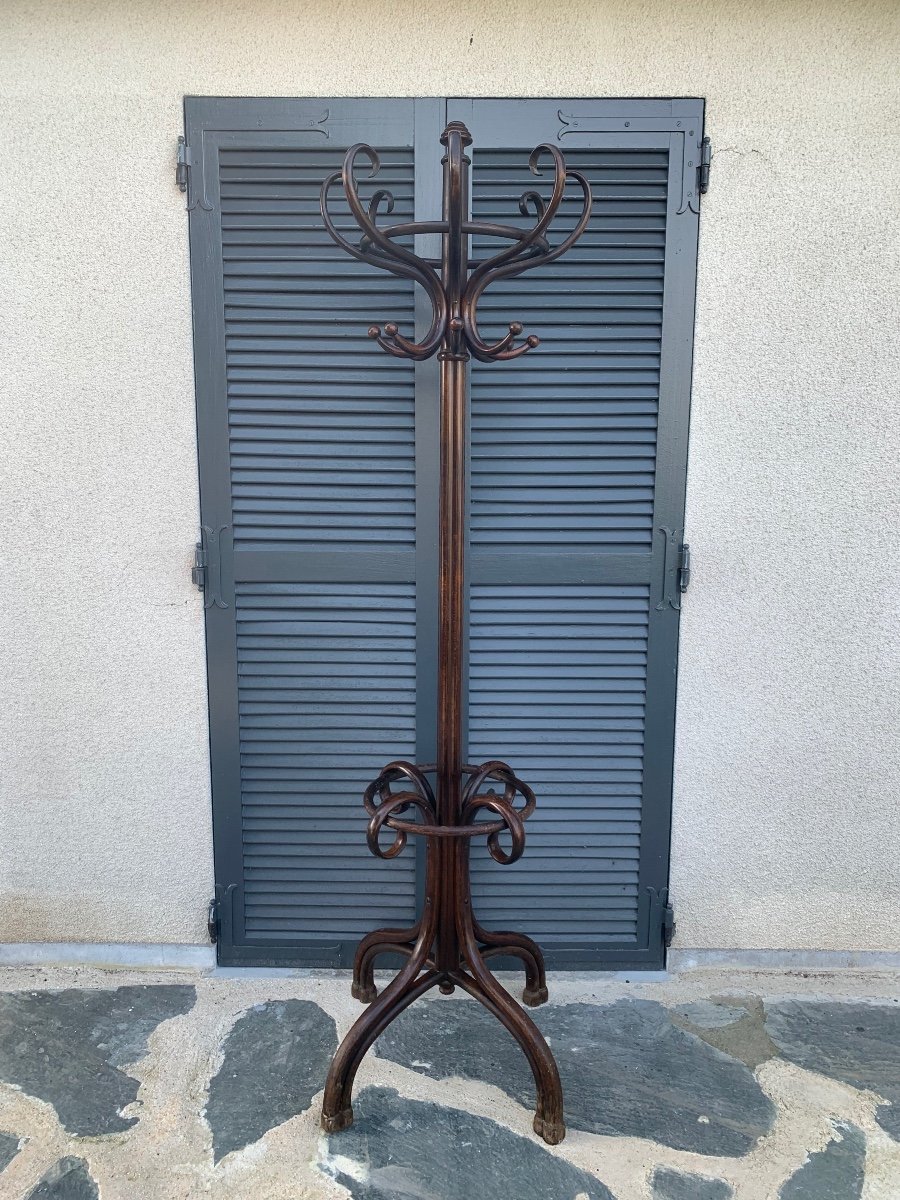 Coat Rack Parrot Signed Thonet.-photo-4