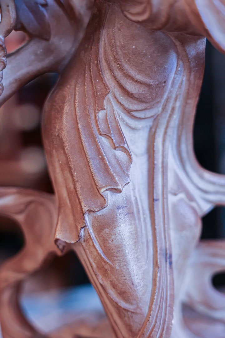 Statue Asiatique "Dame aux nuages"-photo-6