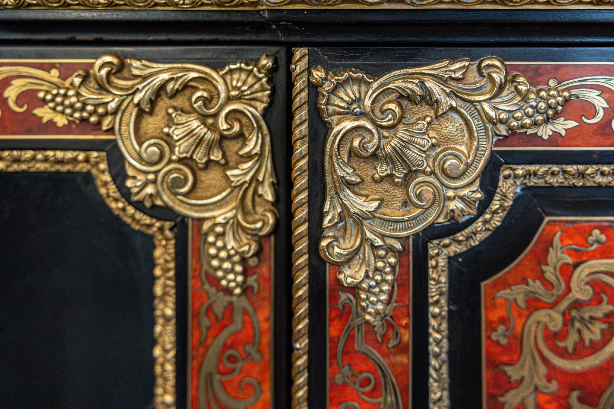 Grande Enfilade en marqueterie Boulle-photo-3