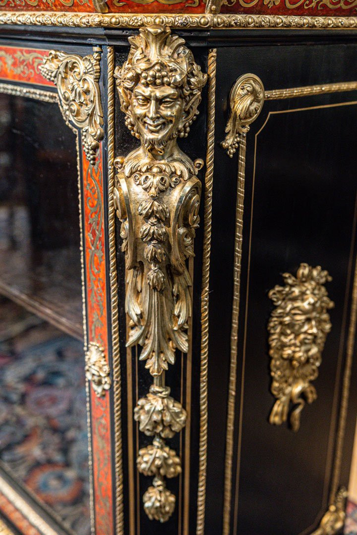 Grande Enfilade en marqueterie Boulle-photo-4