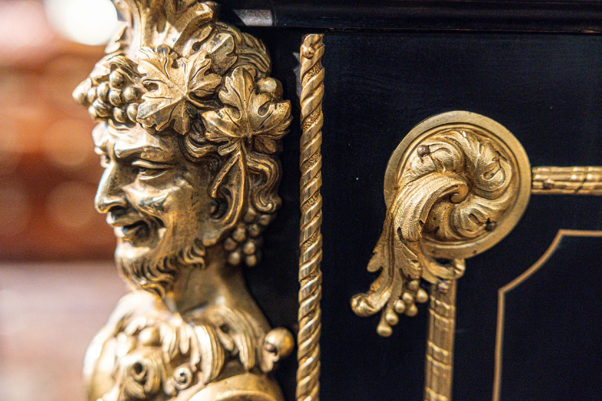 Grande Enfilade en marqueterie Boulle-photo-6