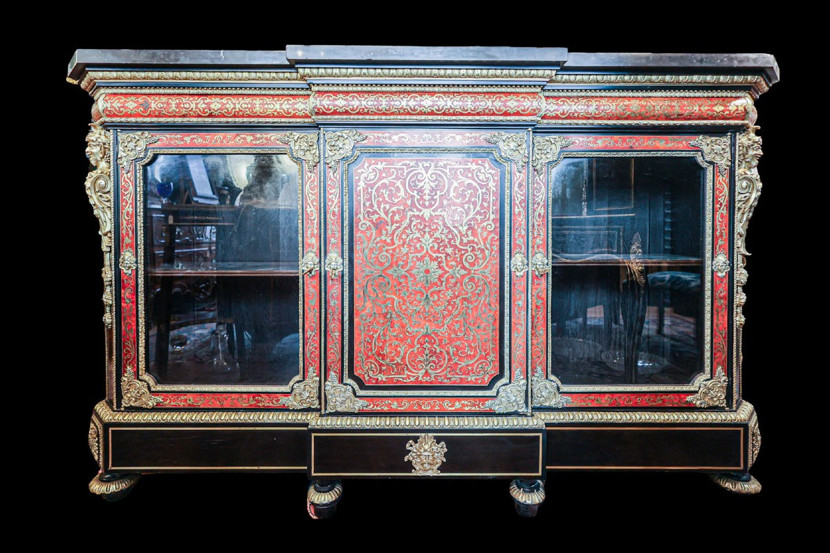 Grande Enfilade en marqueterie Boulle