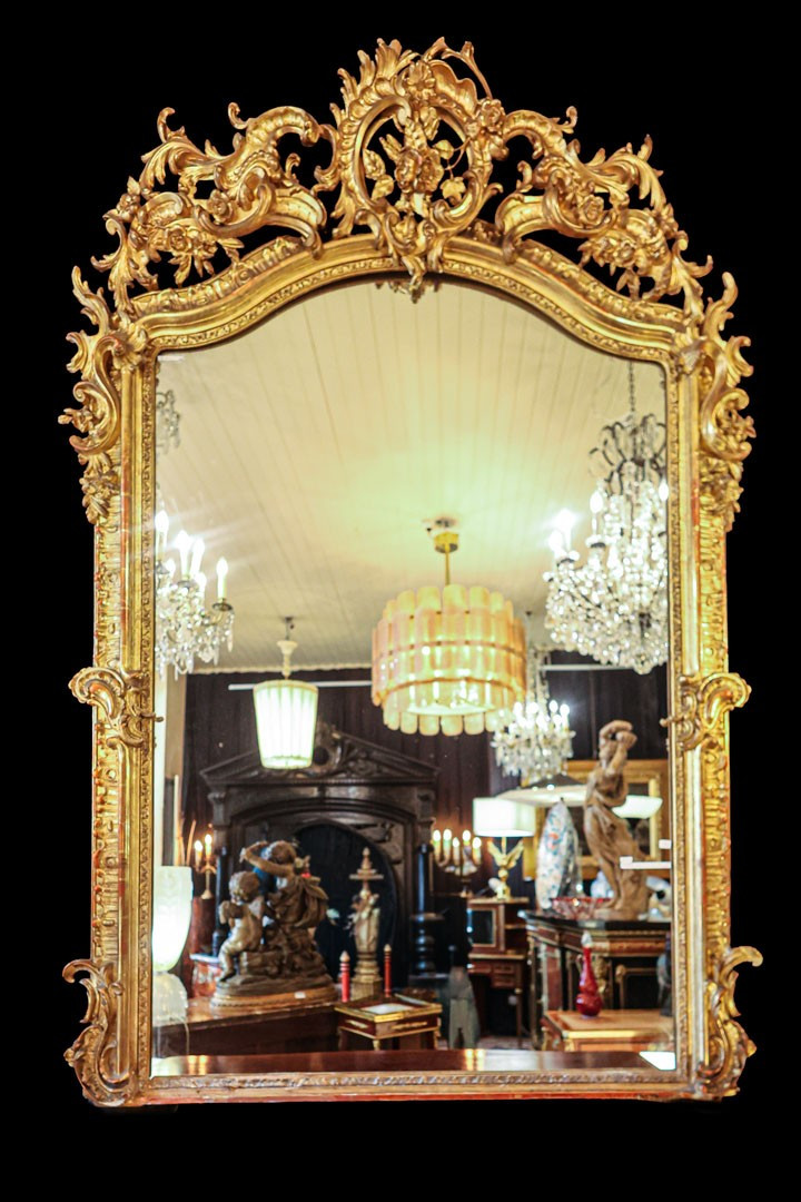 Grand Miroir Fleuri