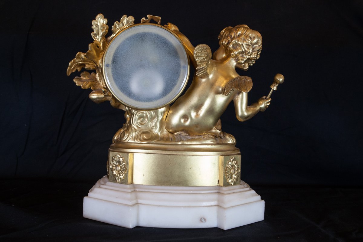 Pendule Louis XVI Au Putti-photo-5