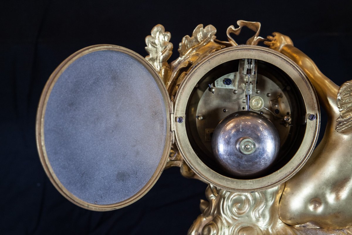 Pendule Louis XVI Au Putti-photo-6