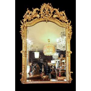 Grand Miroir Fleuri