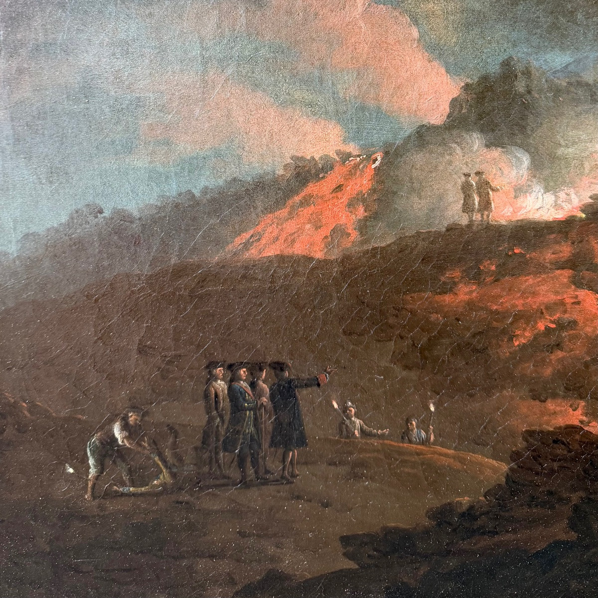Visite de Ferdinand IV à l'éruption du Vésuve-photo-2