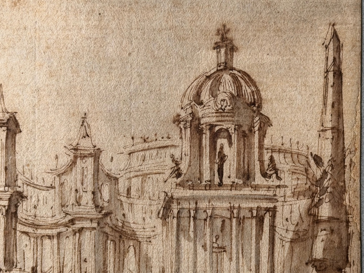 An Architectural Fantasy: A Set For The Opera "giunio Bruto"-photo-3