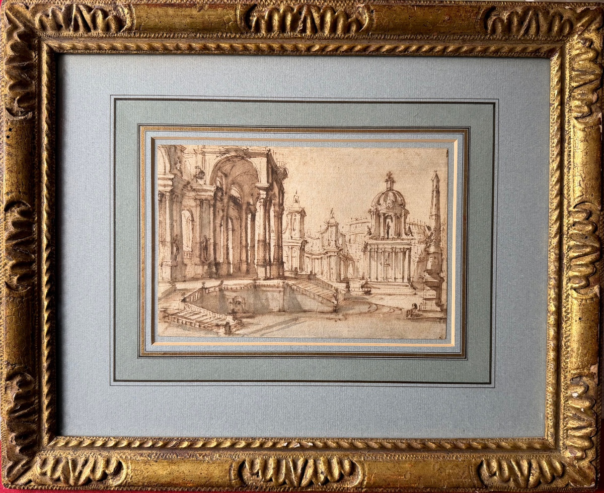 An Architectural Fantasy: A Set For The Opera "giunio Bruto"