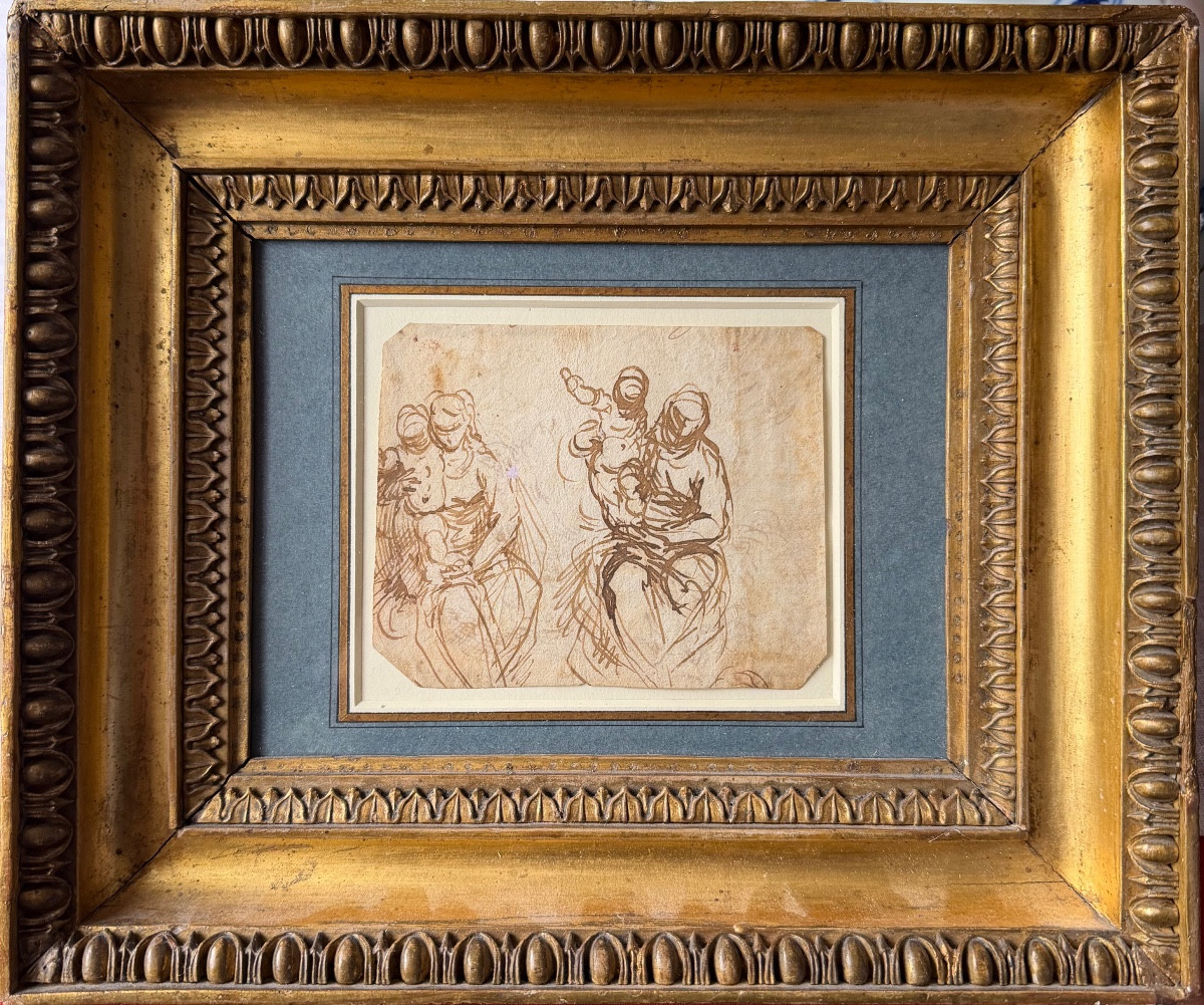 Study Of Virgin And Child