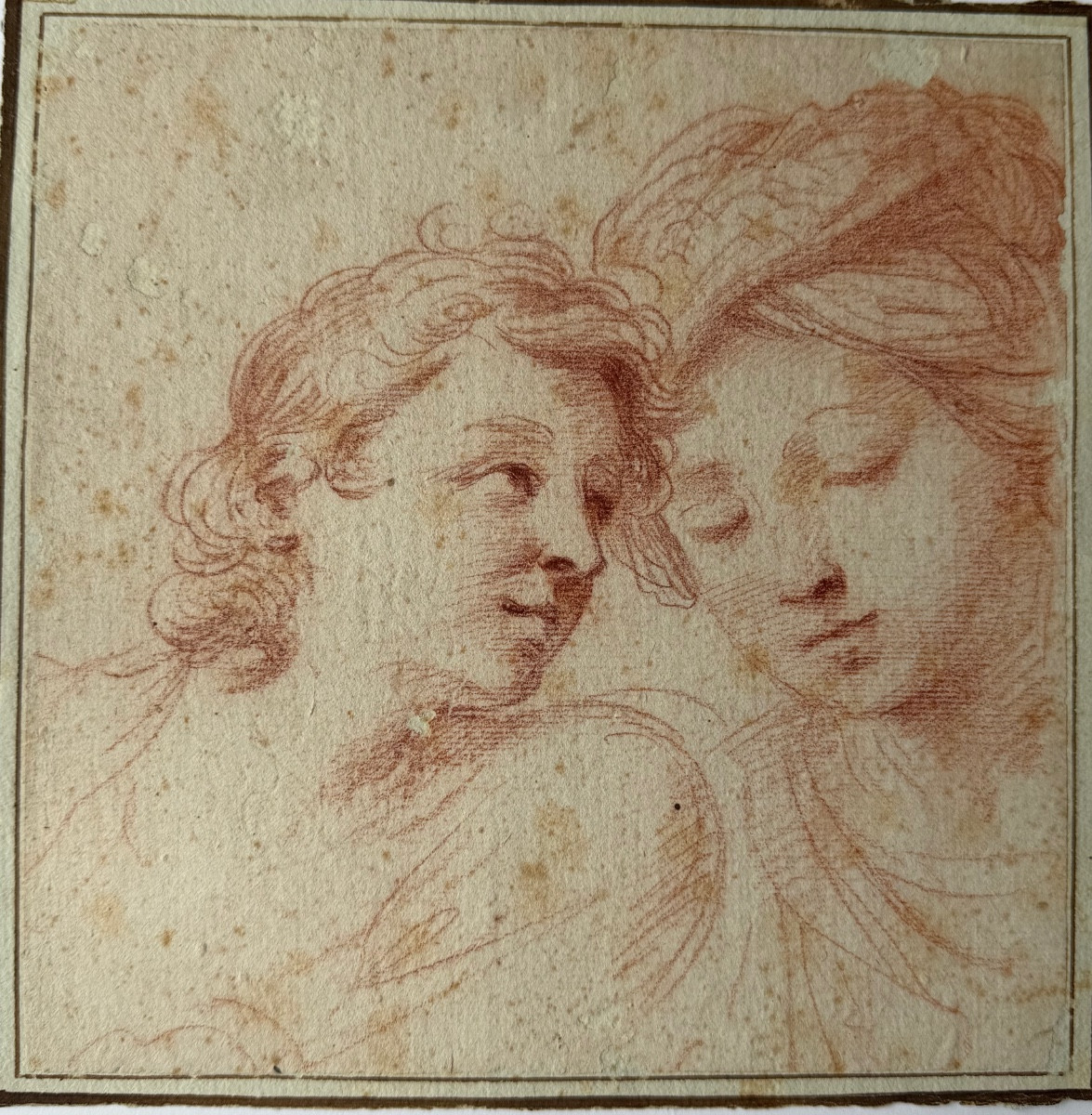 Étude de deux têtes