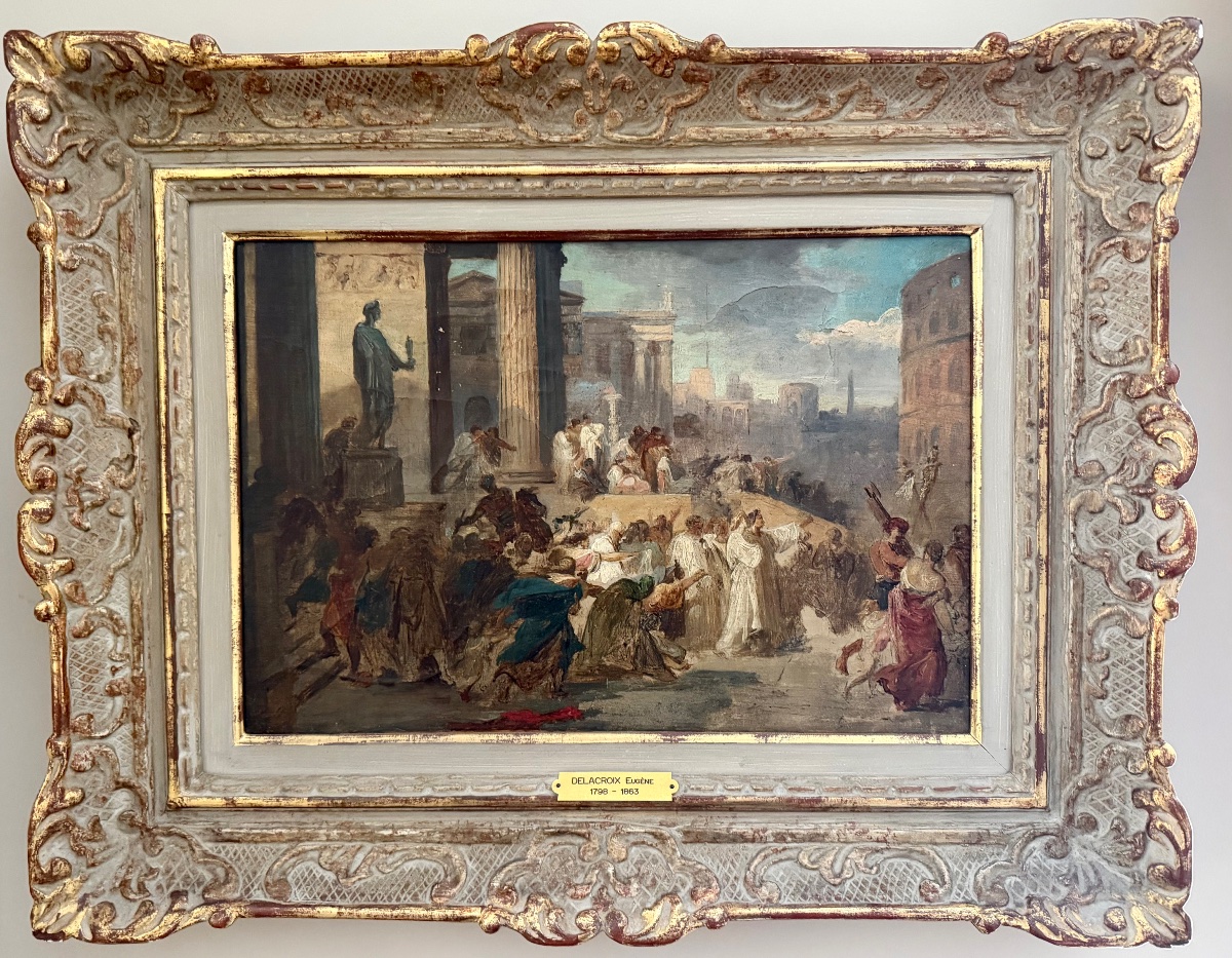 Cercle de Delacroix Scène de la Rome antique