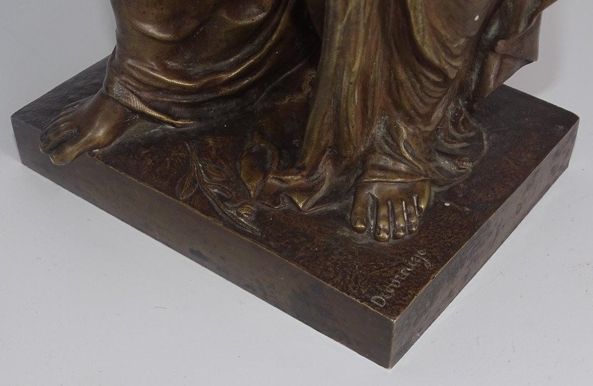 Bronze « Jeunes Romaines » De H. Dumaige – XIXeme-photo-4