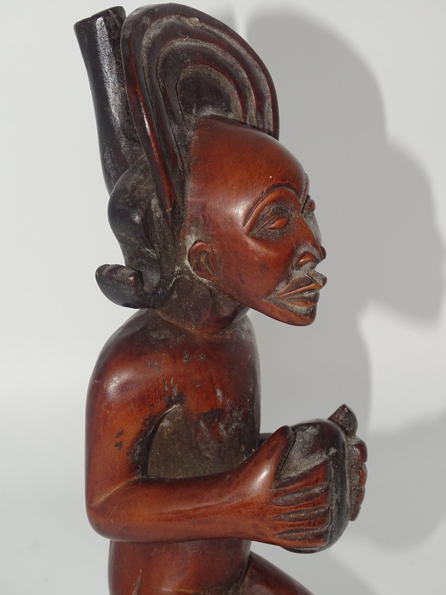 Statue Chokwe / Tshokwe, Rd Congo, Collection Du Docteur Jean Redor.-photo-1