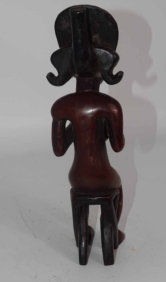 Statue Chokwe / Tshokwe, Rd Congo, Collection Du Docteur Jean Redor.-photo-3