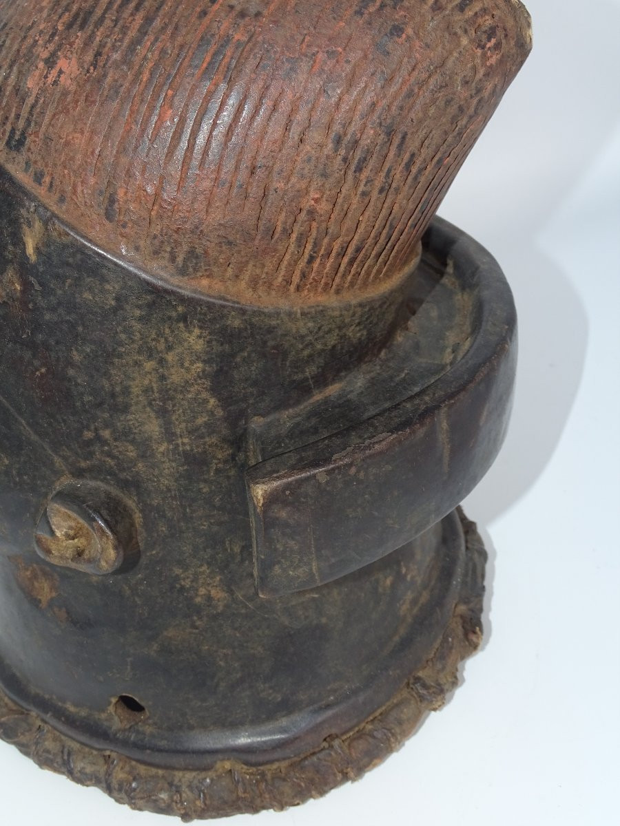 Yerouba Mask Or Crest Nigeria, Collection Of Doctor Jean Redor.-photo-1
