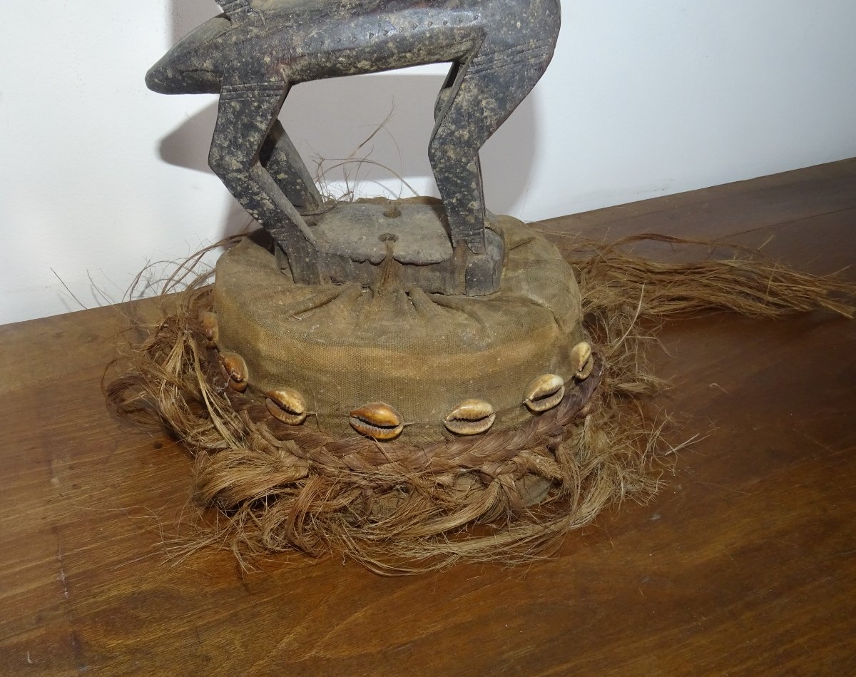 Grand Masque Cimier Bambara Ciwara Ou Tyi Wara, Mali, Collection Du Docteur Redor.-photo-4
