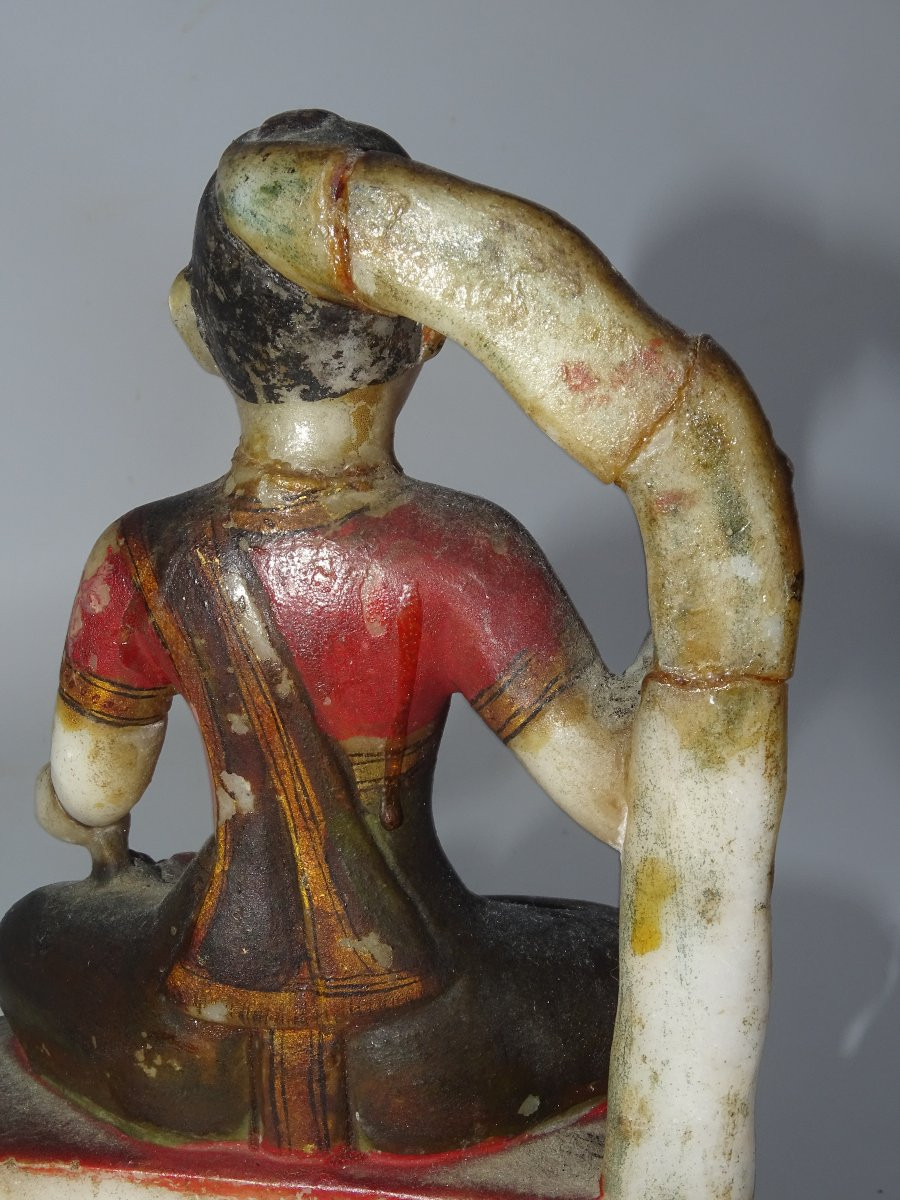 White Marble Buddha - Burma 18th Century - Asia-photo-4