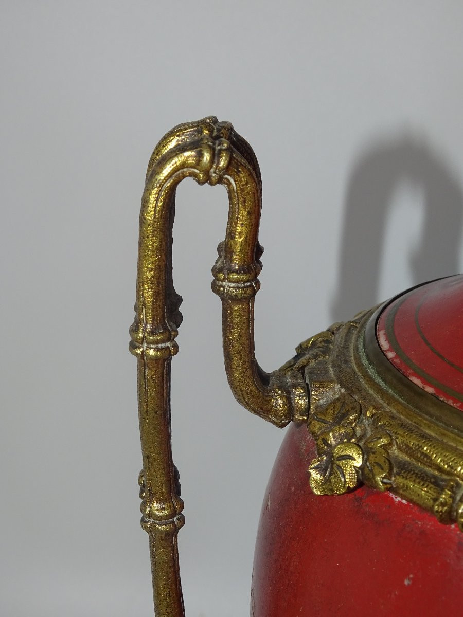 Porcelain And Gilt Bronze Vase With Chinese Decoration, Dlg Of The Crystal Staircase, 19th Century-photo-5