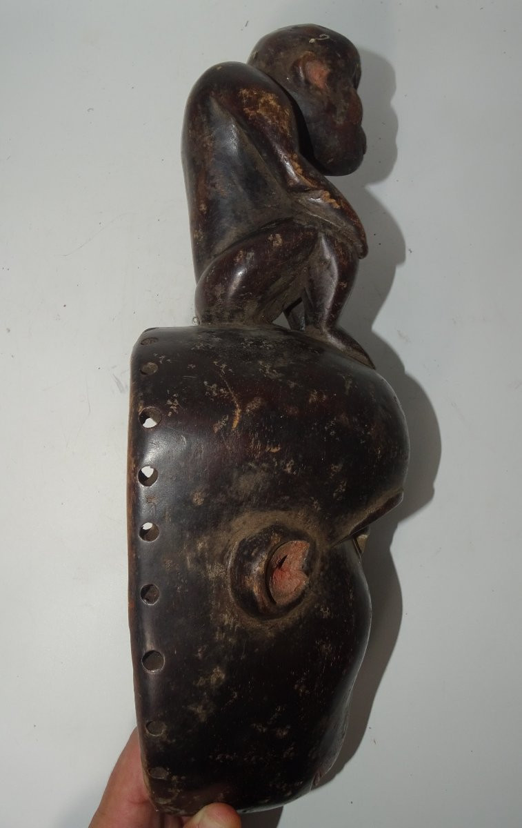 Bulu Or Boulou Monkey Mask, Cameroon, Collection Of Doctor Jean Redor.-photo-1