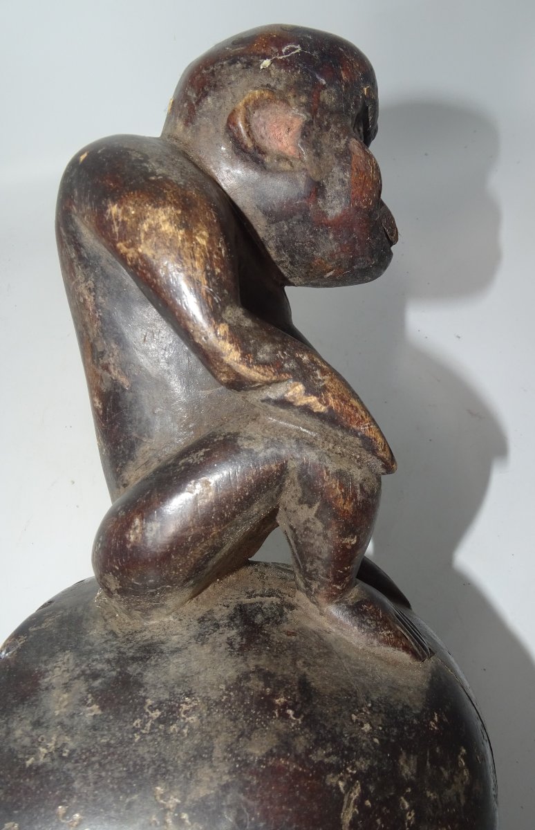 Bulu Or Boulou Monkey Mask, Cameroon, Collection Of Doctor Jean Redor.-photo-3