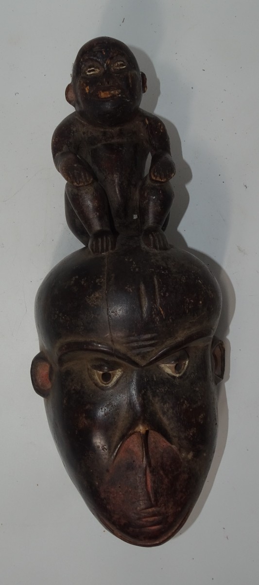 Bulu Or Boulou Monkey Mask, Cameroon, Collection Of Doctor Jean Redor.