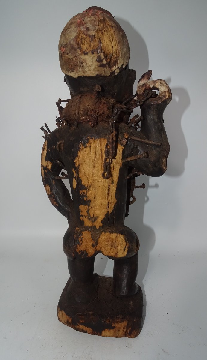 Kongo Reliquary Fetish - Nkisi, Collection Of Doctor Jean Redor.-photo-1