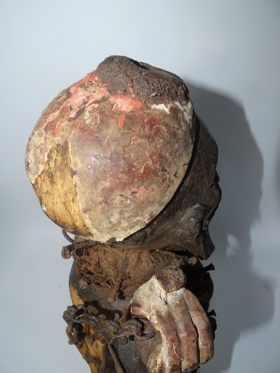 Kongo Reliquary Fetish - Nkisi, Collection Of Doctor Jean Redor.-photo-2