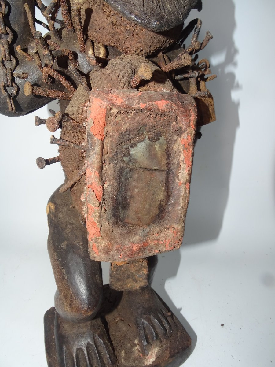 Kongo Reliquary Fetish - Nkisi, Collection Of Doctor Jean Redor.-photo-4