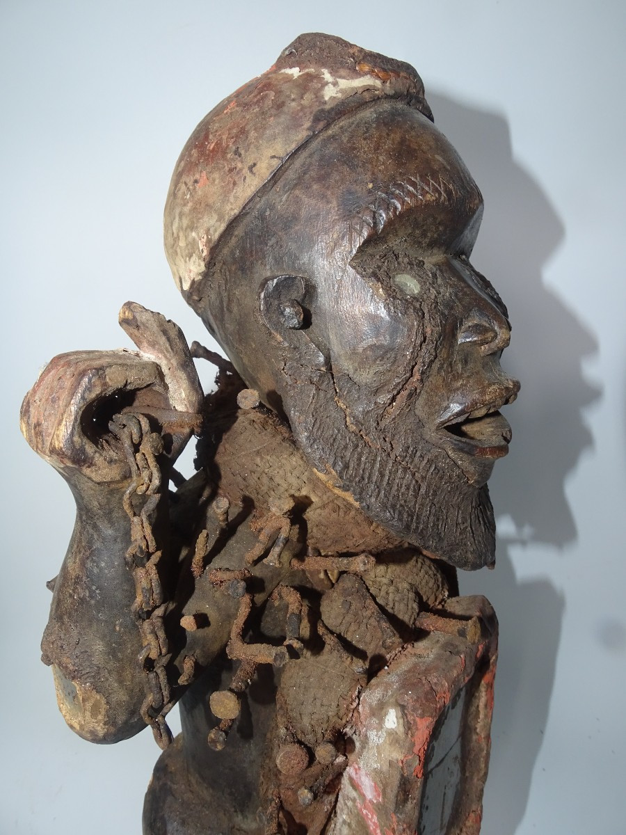 Kongo Reliquary Fetish - Nkisi, Collection Of Doctor Jean Redor.