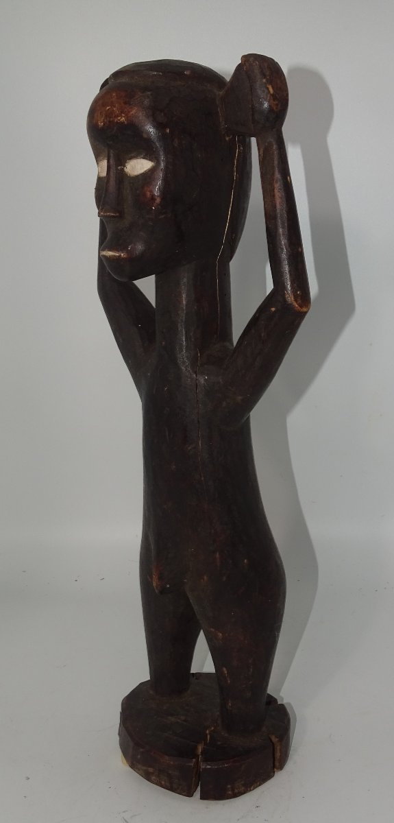 statue songyé, senoufo, origine inconnue, Collection Du Docteur Jean Redor.-photo-2