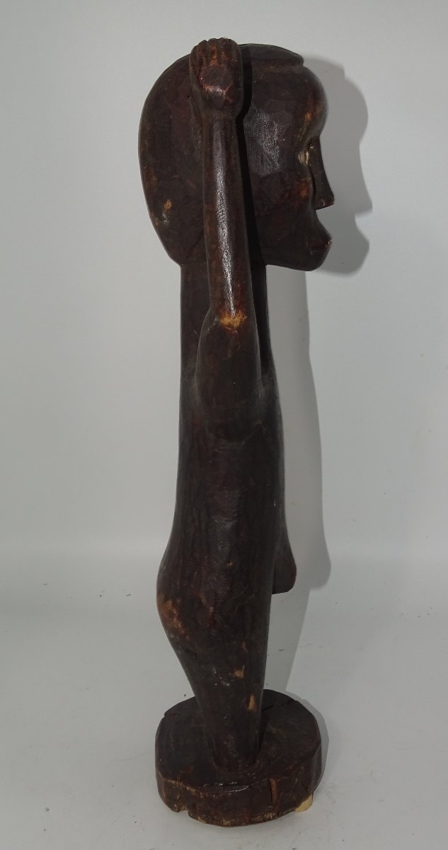 statue songyé, senoufo, origine inconnue, Collection Du Docteur Jean Redor.-photo-3