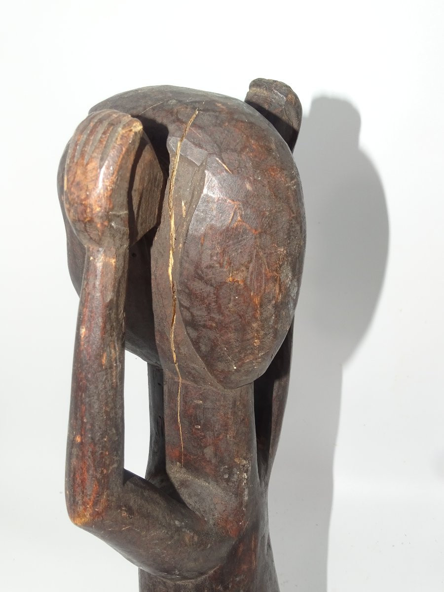 statue songyé, senoufo, origine inconnue, Collection Du Docteur Jean Redor.-photo-1