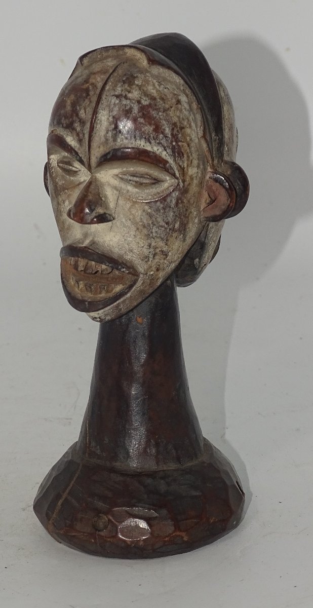 cimier a double visages idoma du nigéria, Collection Du Docteur Jean Redor.-photo-2