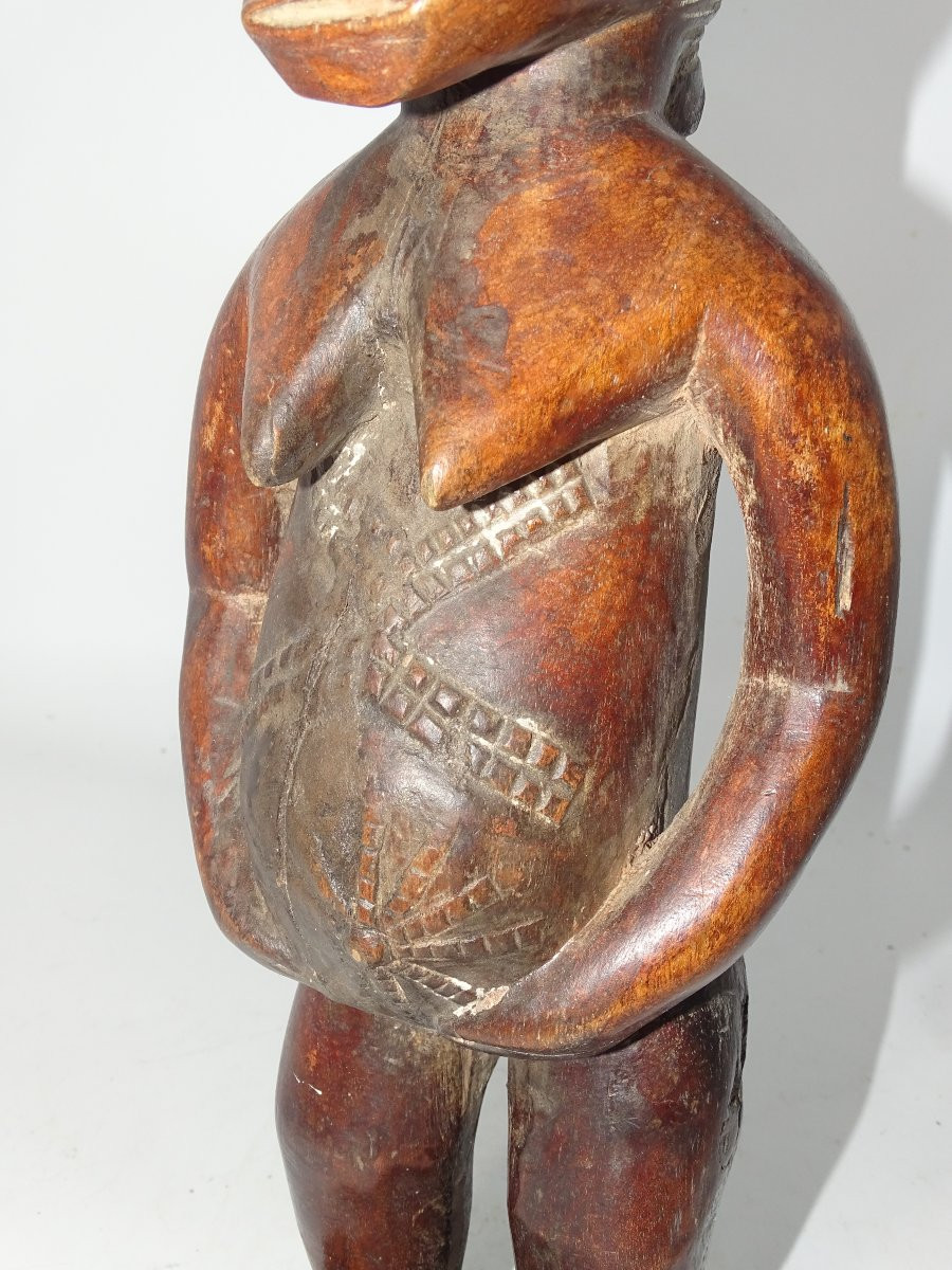 Baoulé Statue?, Origin Unknown, Collection Of Doctor Jean Redor.-photo-1