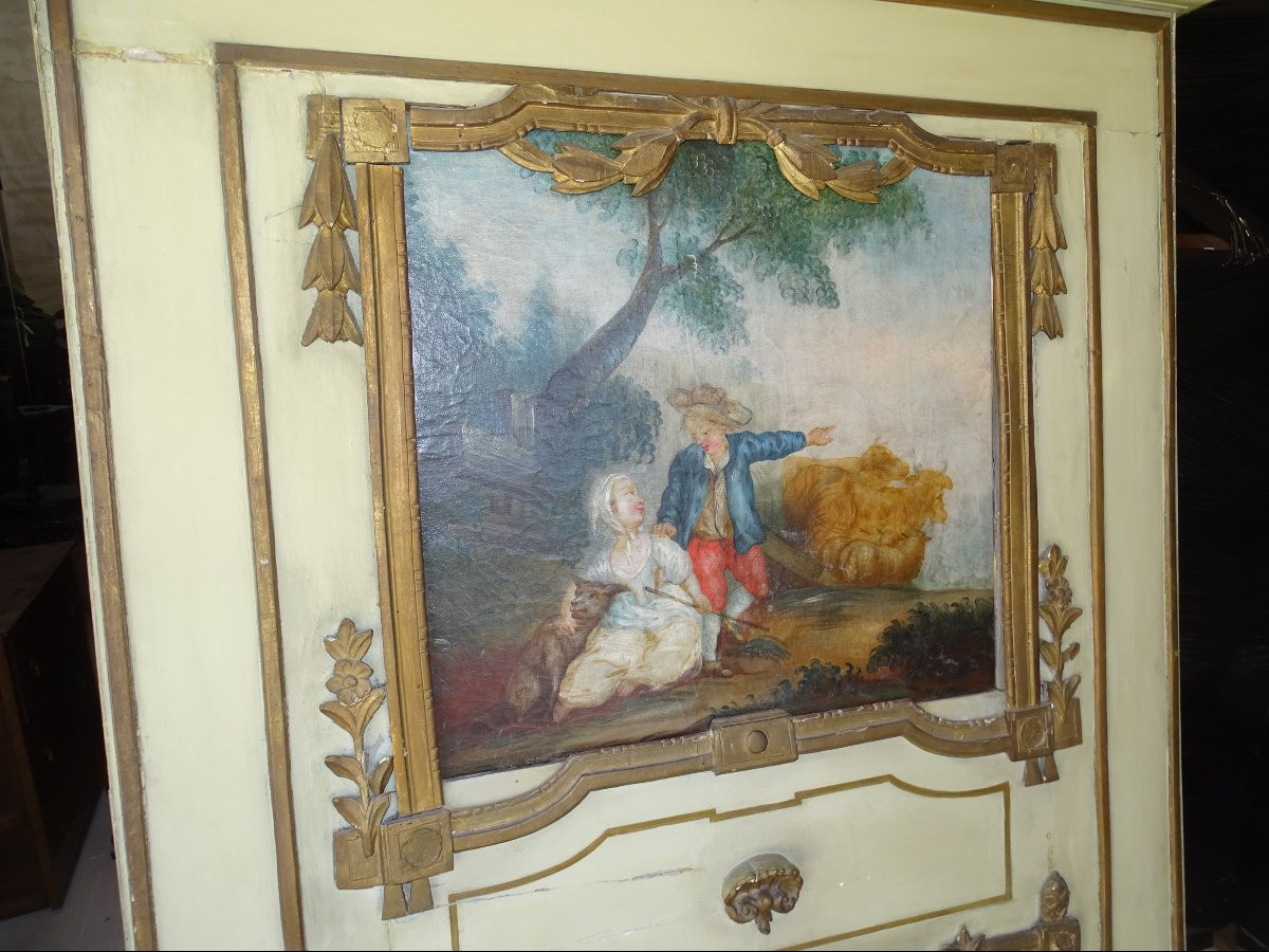 Louis XVI Trumeau, 18th Century-photo-3