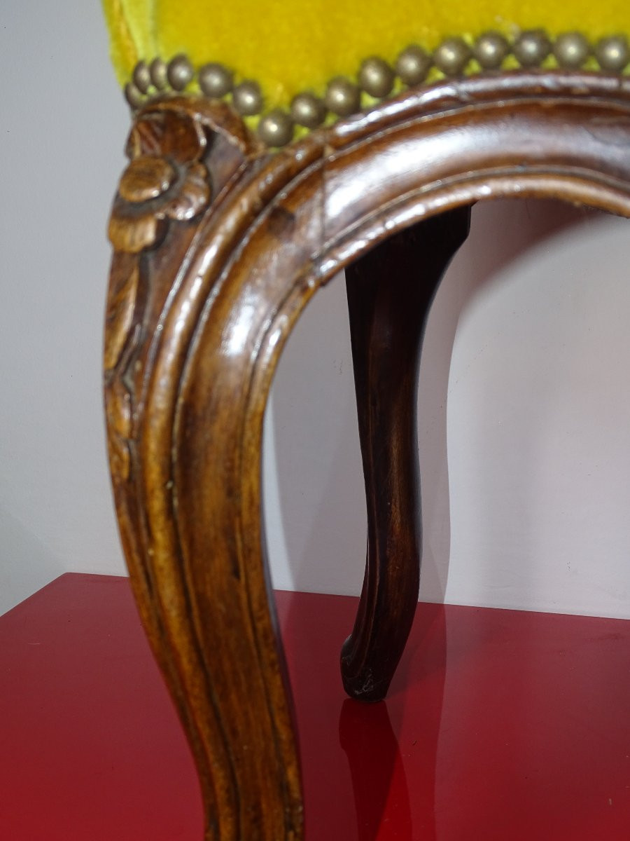 Pair Of Louis XV Chairs, 18th Century-photo-3