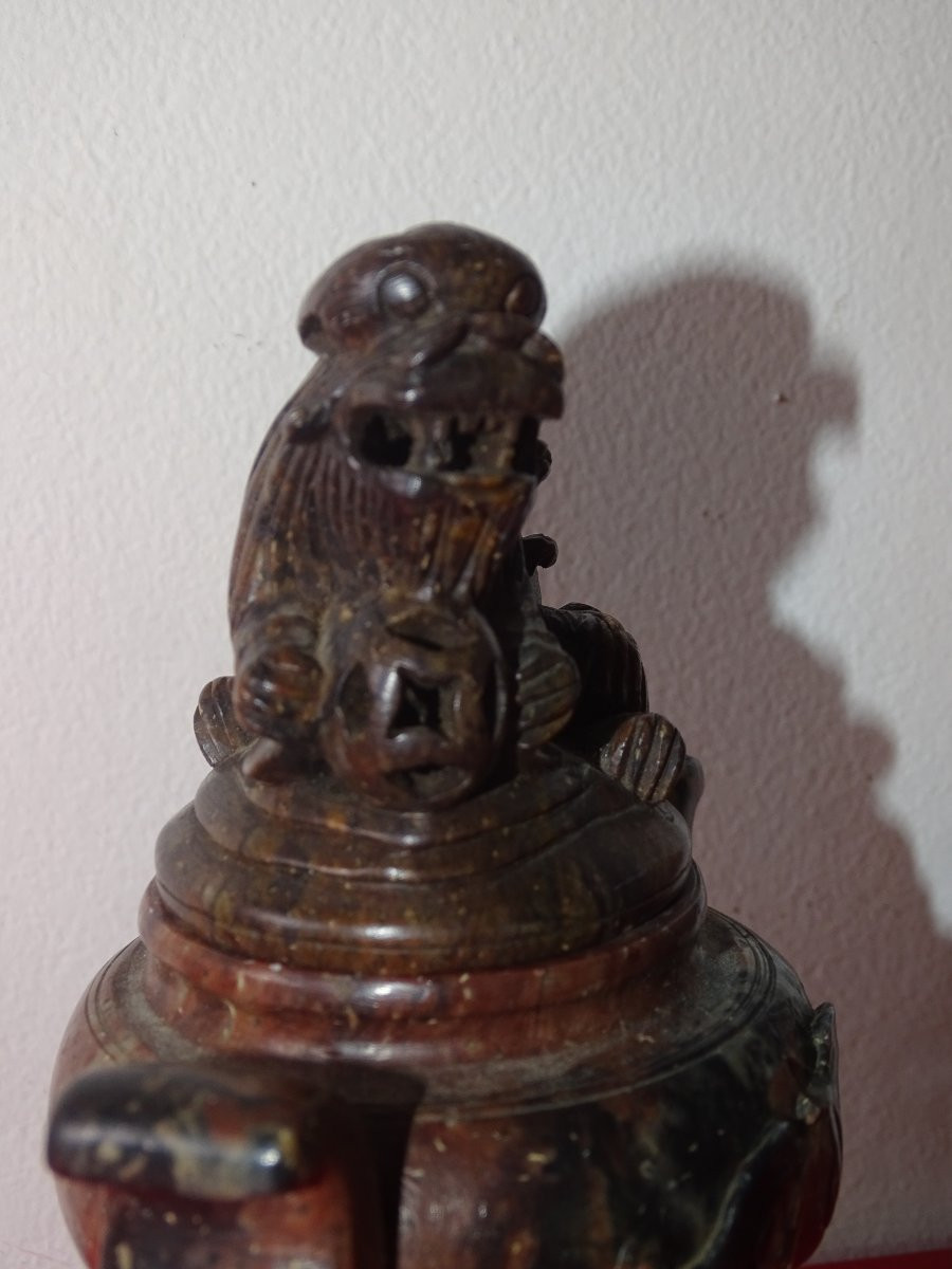 Hard Stone Sculpture, 19th Century, China, Asia, Amateur Collection-photo-1