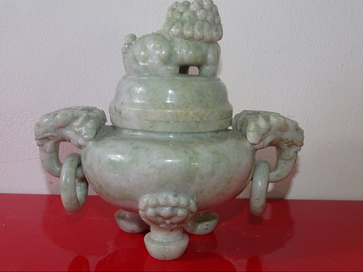 Hard Stone Urn, Jade, 19th Century, China, Asia, Amateur Collection-photo-3