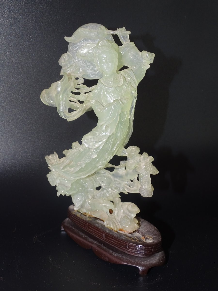 sculpture pierre dure, jade, XIXème, chine, asie, collection d'un amateur-photo-1